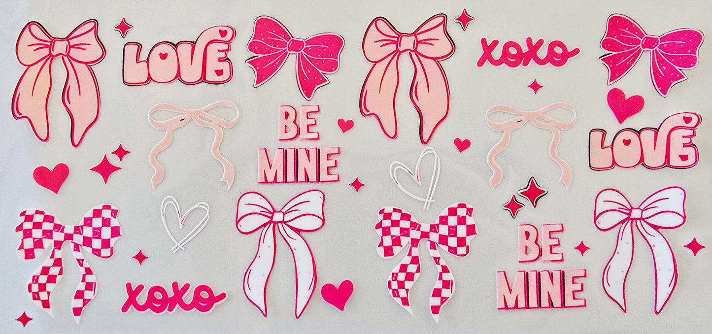 Be Mine with Checkered Bows
