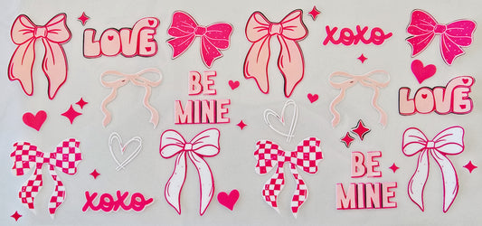Be Mine with Checkered Bows