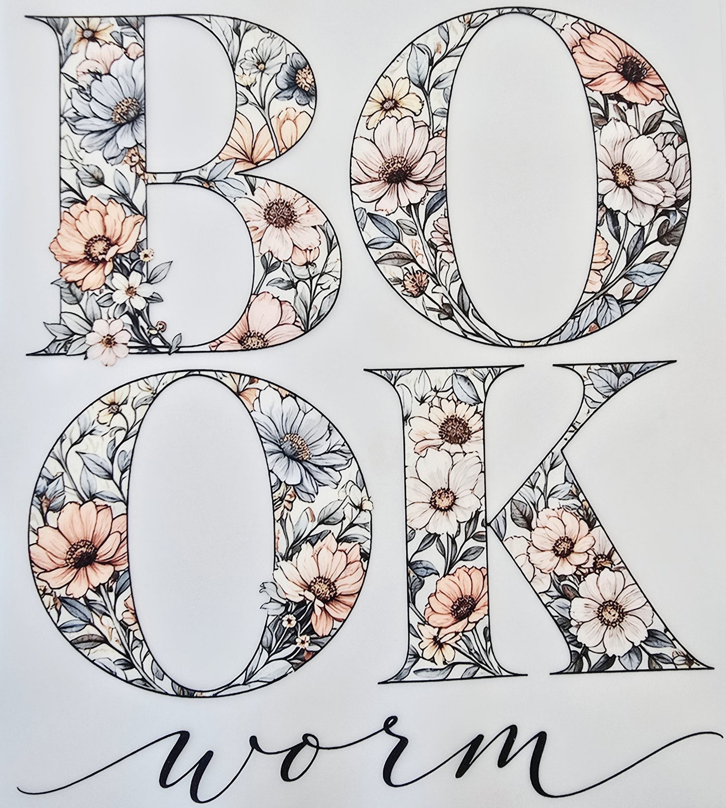 Floral Book Worm