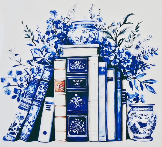 Blue Floral Books