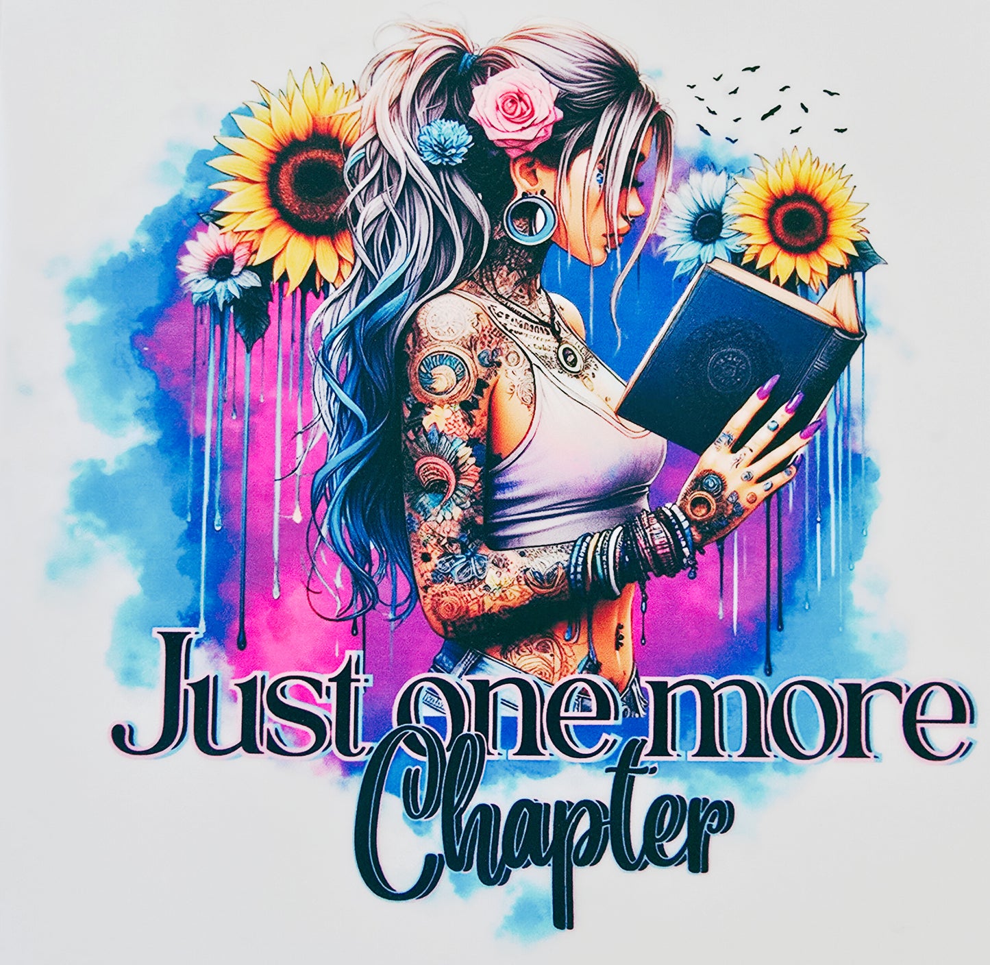 Just One More Chapter Tattoo Girl