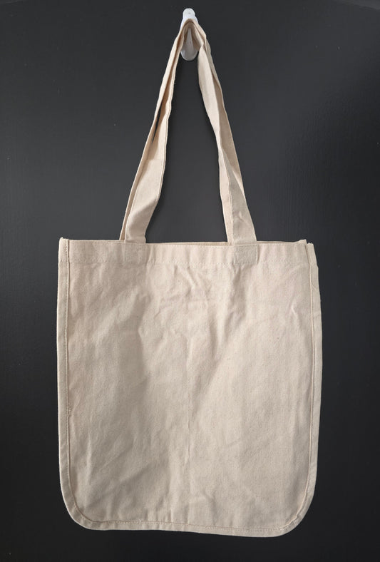 Tan Canvas Tote Bag