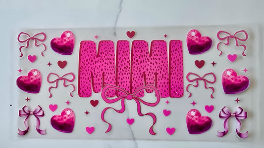 Pink Heart and Bows Mimi