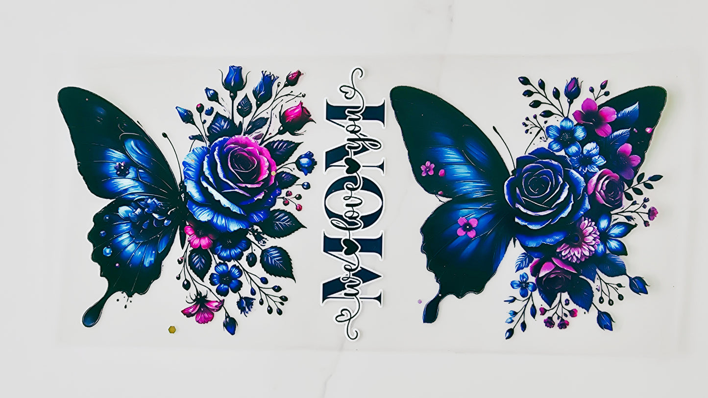 Blue Butterfly Mom